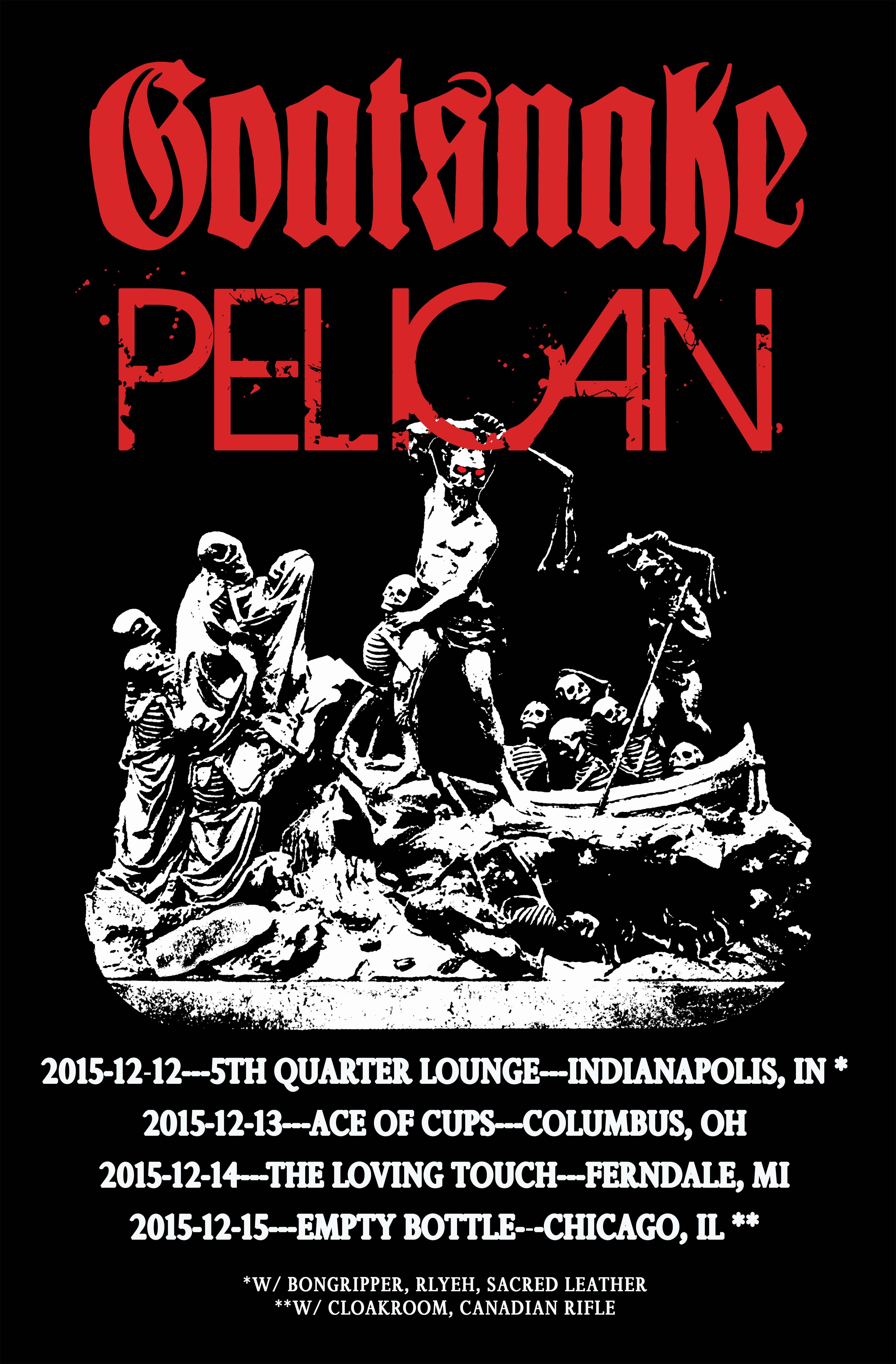 Goatsnake -Pelican Midwest poster