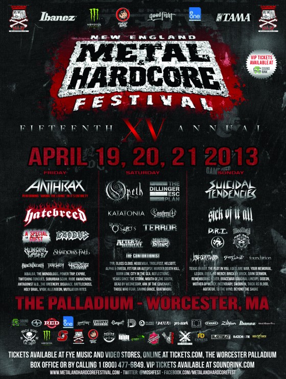 NEW ENGLAND METAL & HARDCORE FESTIVAL XV Adds Terror And Goatwhore To