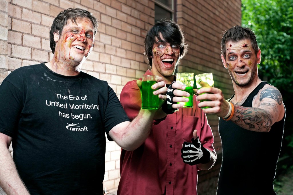 PseudoSentai-drink up-zoom [photo by Taylor Foiles]