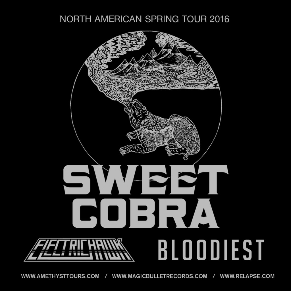 SWEET COBRA 2016 spring tour admat