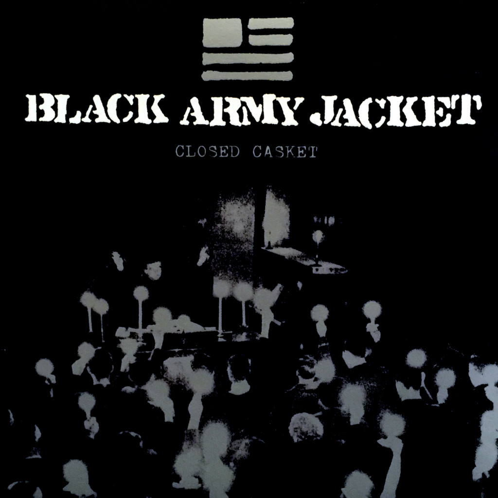 BLACK ARMY JACKET Closed Casket cover
