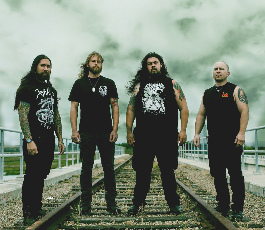 BLINDFOLDED AND LED TO THE WOODS: Modern Adoxography By New Zealand Death Metal Outfit Streaming At Decibel Magazine; Album Sees Release Friday - Earsplit Compound