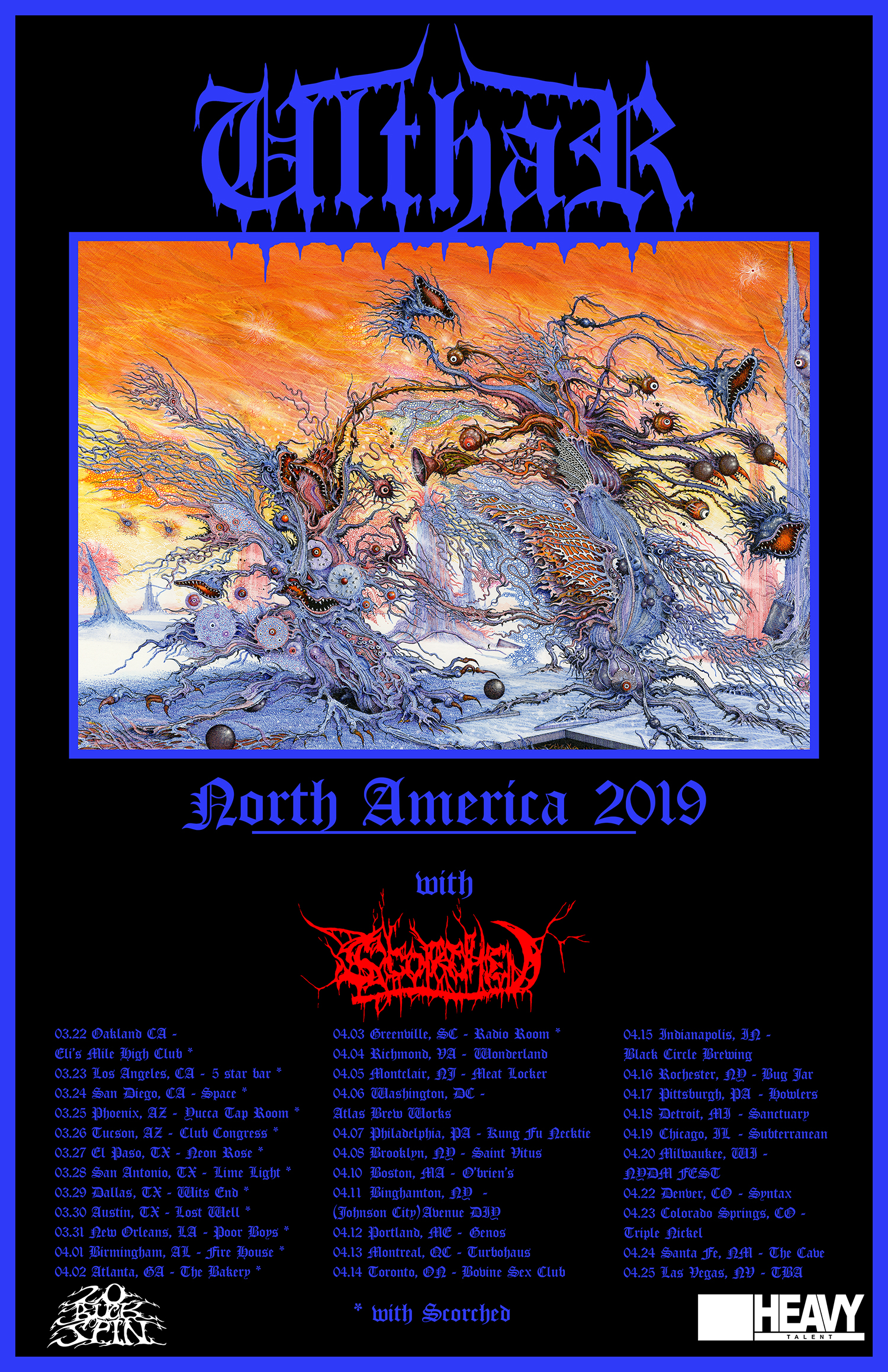 ULTHAR Bay Area Death Cult Announces North American Headlining Tour With Scorched; Cosmovore Full-Length Out NOW Via 20 Buck Spin