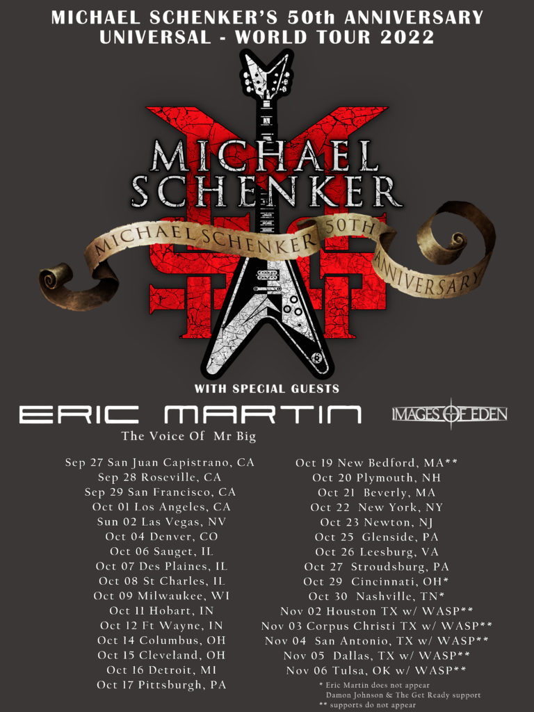 michael schenker us tour dates